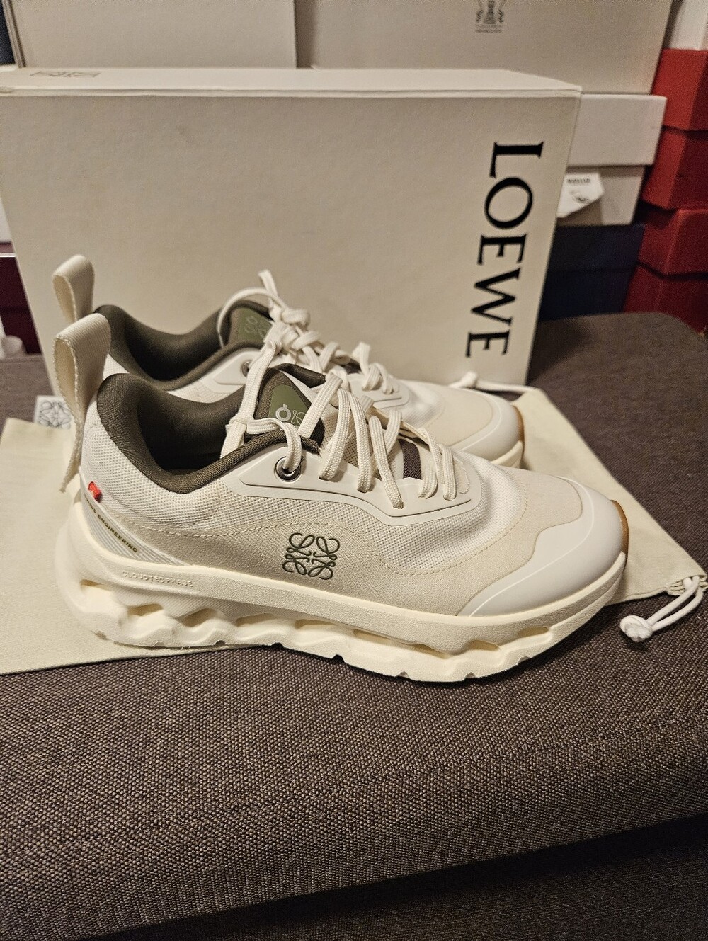 On Running Cloudtilt 2 LOEWE White Khaki (Women's) Size 37
